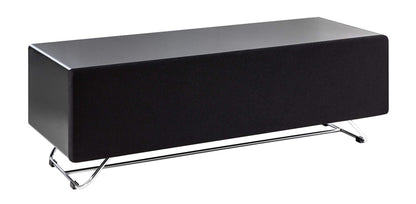 Alphason Chromium Concept TV Cabinet - Black, 120 x 42 x 40cm WxDxH