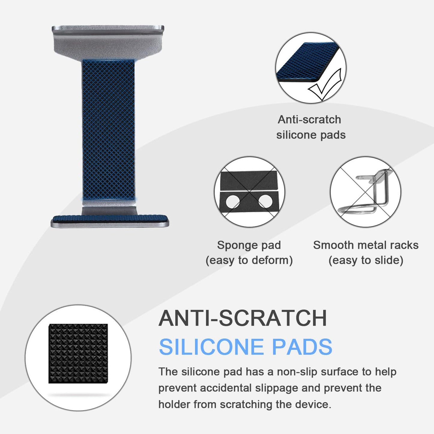 JEMACHE Metal Under Table Desk Holder for Laptop, Xbox Series S, Xbox One S/X, PS4 Slim/Pro, Desktop Mini PC