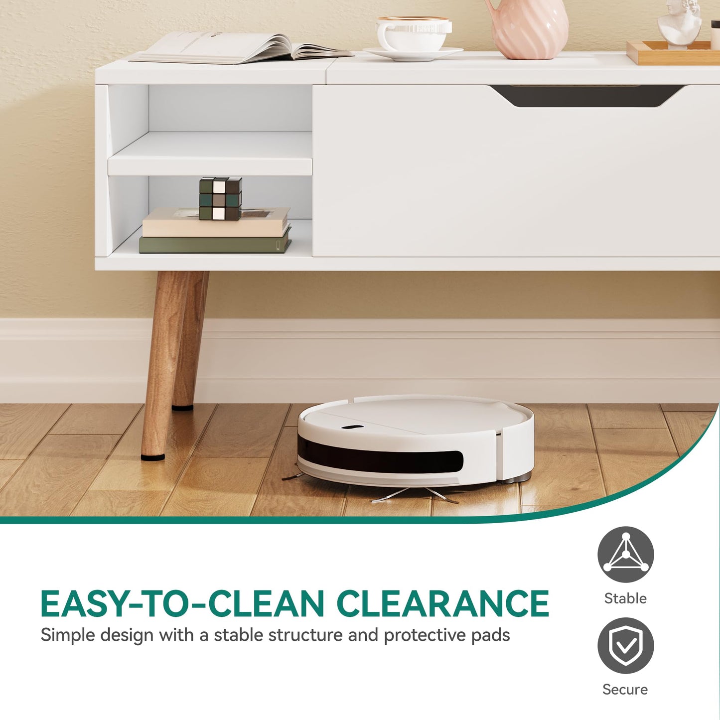 YITAHOME Lift Top Coffee Table with Hidden Compartment, Adjustable Storage Shelf, Spring Lifter, Coffee Table with Storage for Living Room