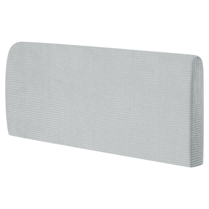 Bed Headboard Cover Dustproof Protector Jacquard Furniture Cover for 1.1-1.4m, Grey