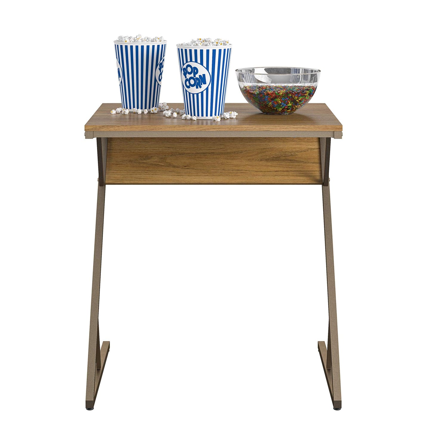 Novogratz Regal Accent Table Walnut Look