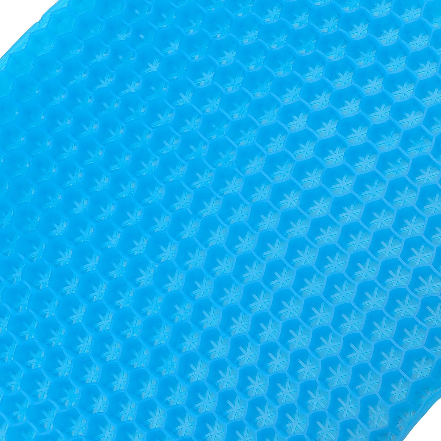 MAKTSAM 2 PCS 43 x 36cm Gel Seat Cushion, Soft Sitting Honeycomb Cushion with Non Slip Cloth Cover for Office, Home, Car, Wheelchair, Black
