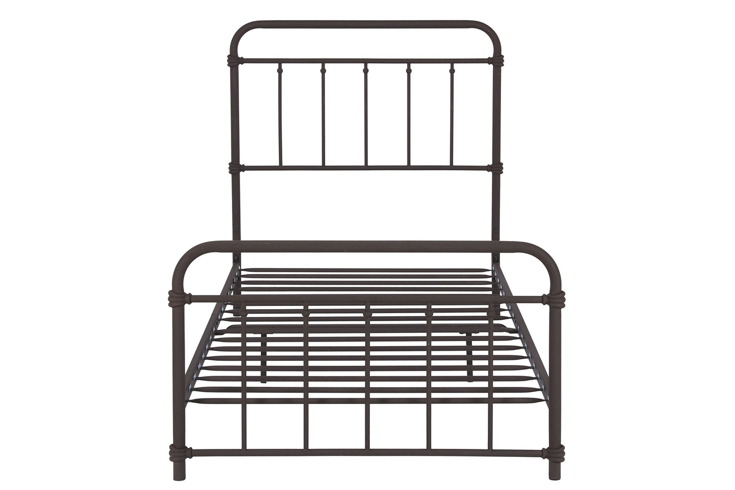DHP Furniture Wallace Metal Bed, Bronze Single