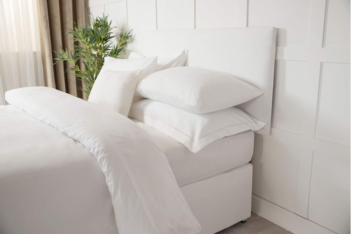 Belledorm Headboard Wrap White, Super King