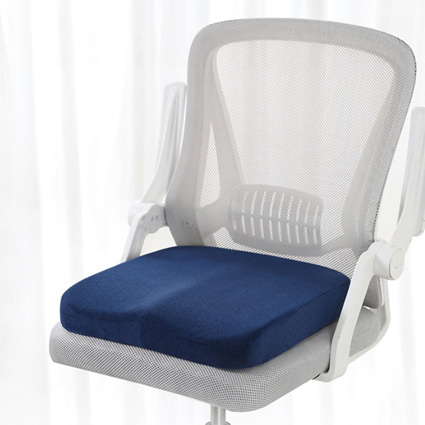 TSLBW Car Seat Cushion for Driving, Memory Foam Seat Cushion Pad for Long Sitting, Tailbone Sciatica Lower Back Pain Relief
