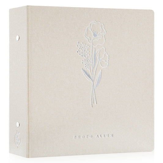 Lanpn Photo Album 6x4 Slip in, Linen Extra Large Capacity 1000 Pockets Photo Albums Holds Landscape and Portrait 10x15cm Picture Beige