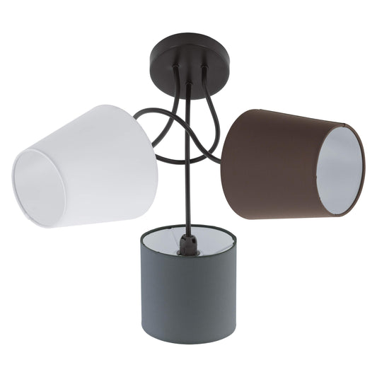 EGLO 95192 E14 Black Wall/Ceiling Lamp Almeida