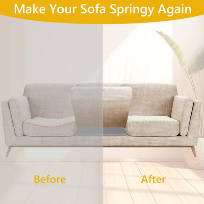 Cumnvulnt 2 Pcs Sofa Cushion Support, High Density Sponge Sofa Support Boards, 50 x 50cm for Sagging Seat, Sofas Foam Cushions Replacement grey