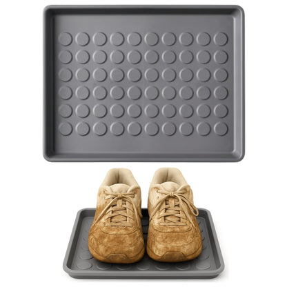 ZYCORE Small Plastic Boot Tray – Waterproof Entryway Drip Shoe Mat