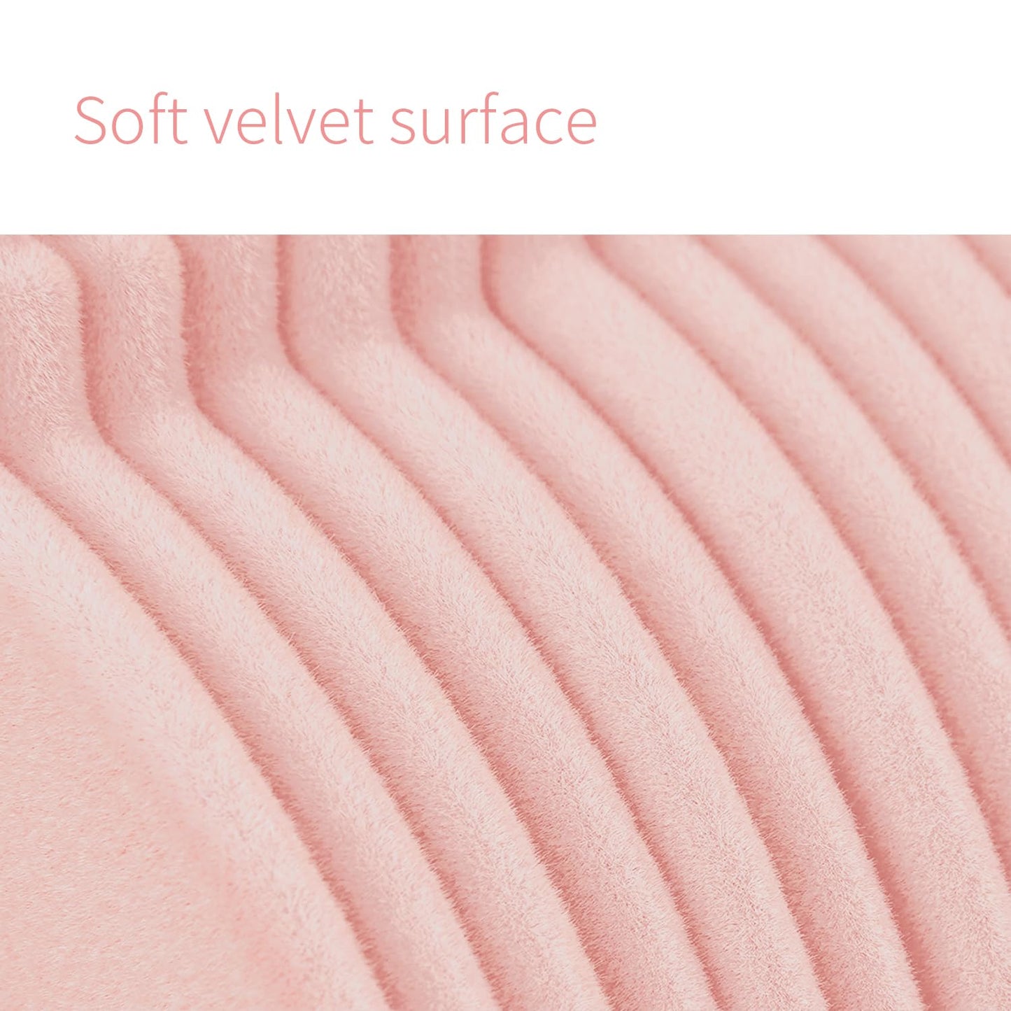 ManGotree 11" Baby Velvet Hangers Non-Slip Kids Hangers 30 Pack Light Pink