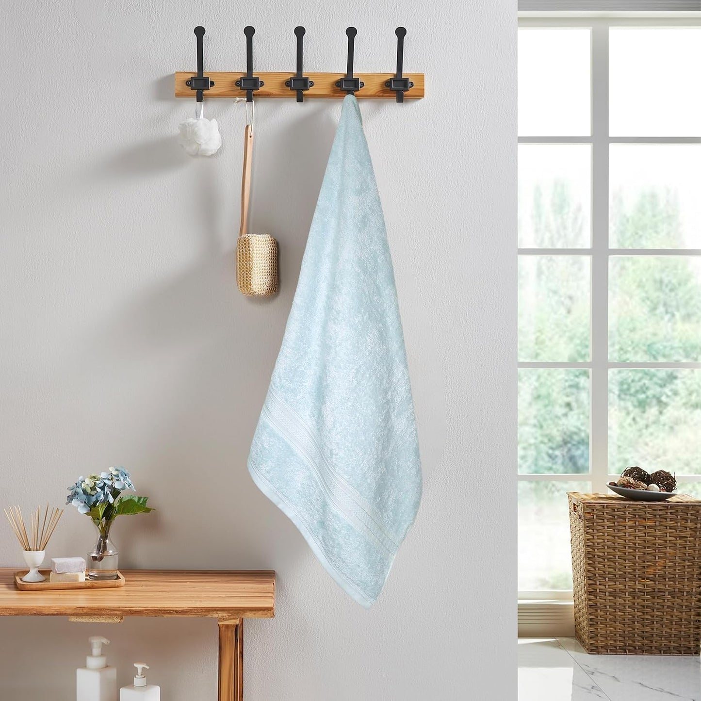 MYTRIDENT Oversized Bath sheet Quick Dry 1 Peice Towel, Super Absorbent, Combed 100% Cotton, 75x150 Cm