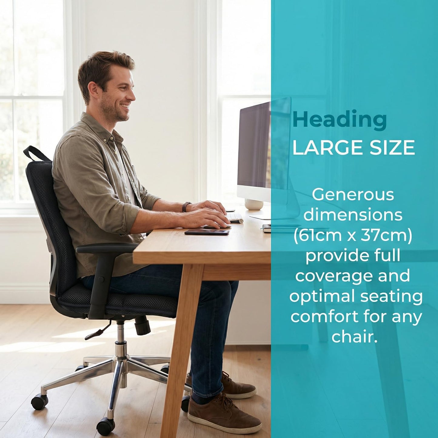FooYee Gel Seat Cushion Foldable, Honeycomb Seat Cushion, Portable Sitting Pad, Non slip Breathable Gel Cushions for Chairs, Wheelchair, Office Chair