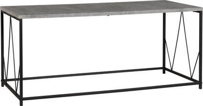 Seconique Athens Rectangular Coffee Table in Concrete Effect