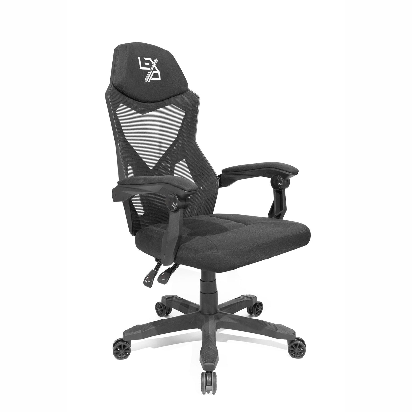 Lexip Ergonomic Gaming Chair with Recline Synchronised Padded Armrest