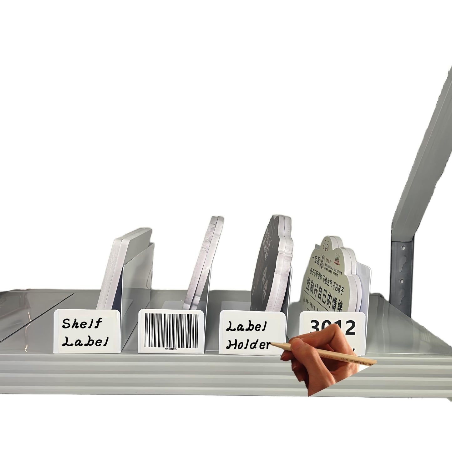 8Gnituhs 20 Pcs 30 * 12CM UP 1MM Closet Organization with PVC White Shelf Dividers - Closet Shelf Organizer for Clothes