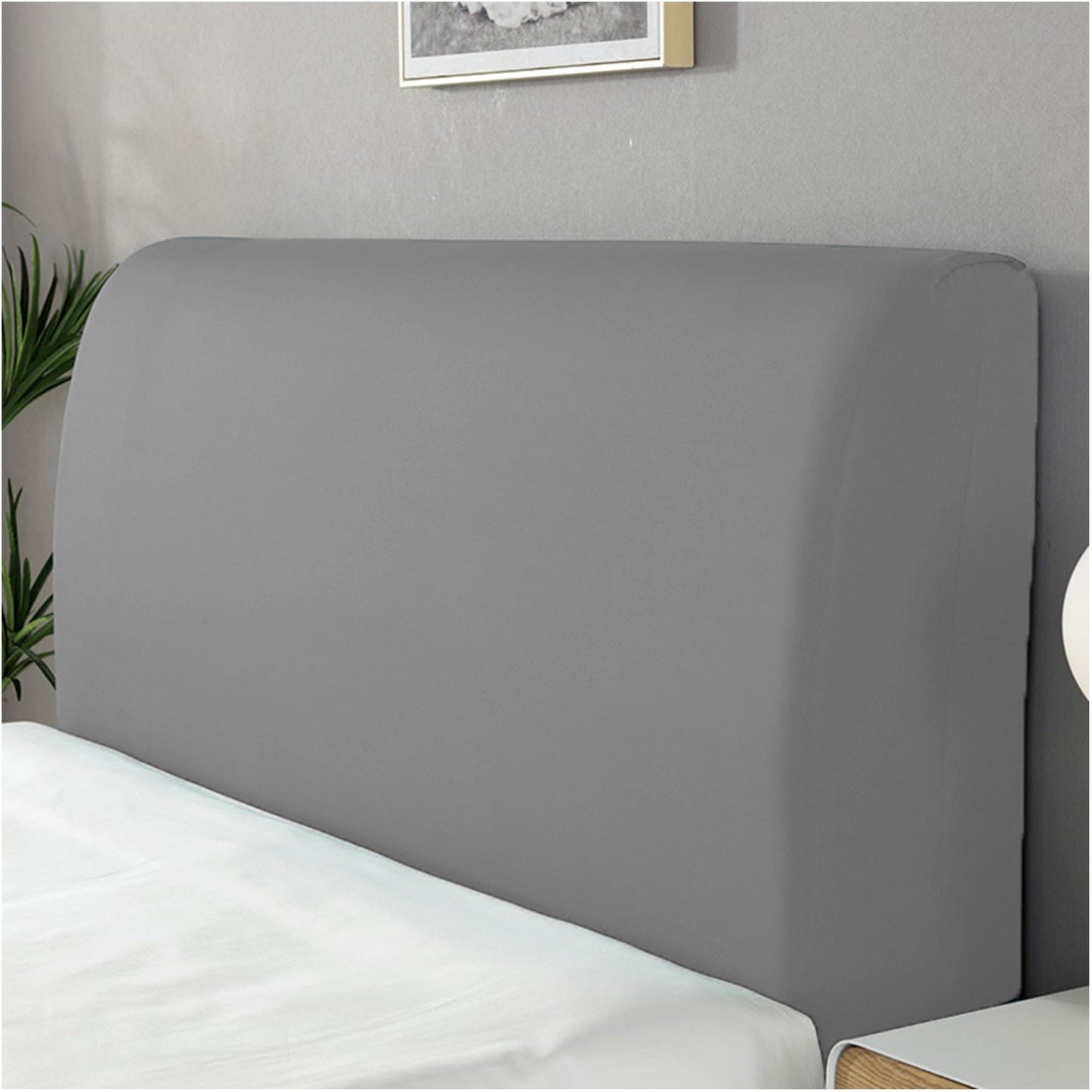 Stretch Headboard Cover, Bed Headboard Cover, Dustproof Headboard Wrap, All-Inclusive Bed Head Protector for Single/Double/King/Super King Bed