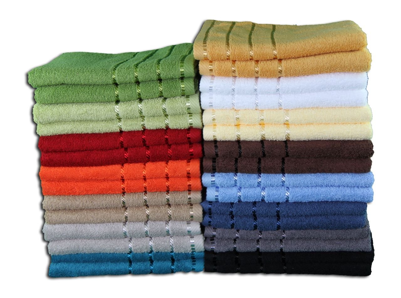 Gözze - Bath Towel, Berlin, 100% Cotton, 70 x 140 cm - Lime