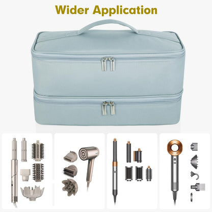 GENCAM Double-Layer Carrying Case Compatible with Shark Flexstyle Gray