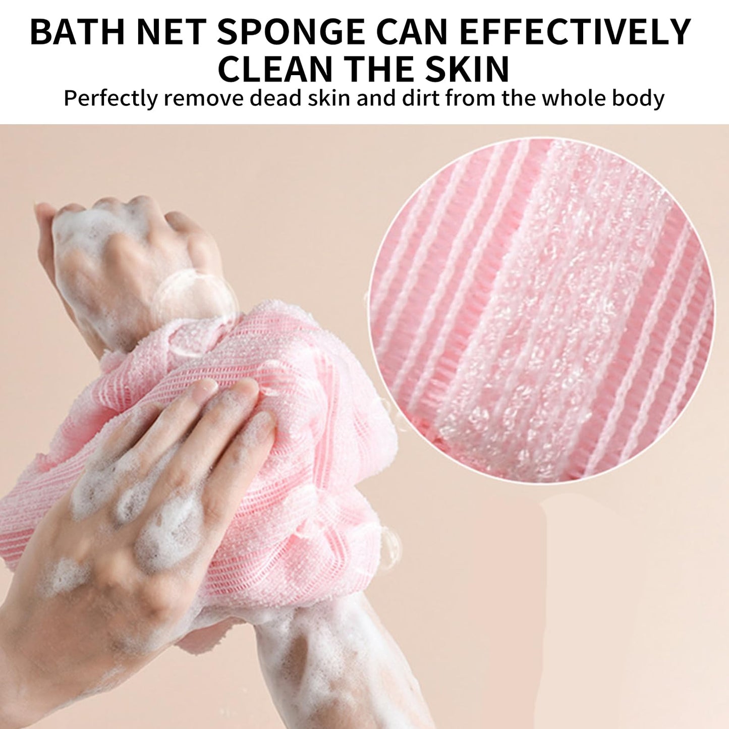 Exfoliating Towel, Exfoliating Antibacterial Shower Towel, Japanese Washcloth Exfoliating Towels for Men Women