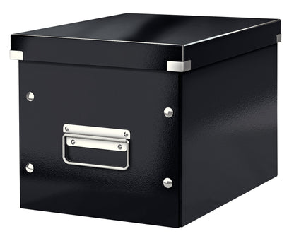 Leitz Medium Storage Cube, Black, Click and Store Range, 61090095
