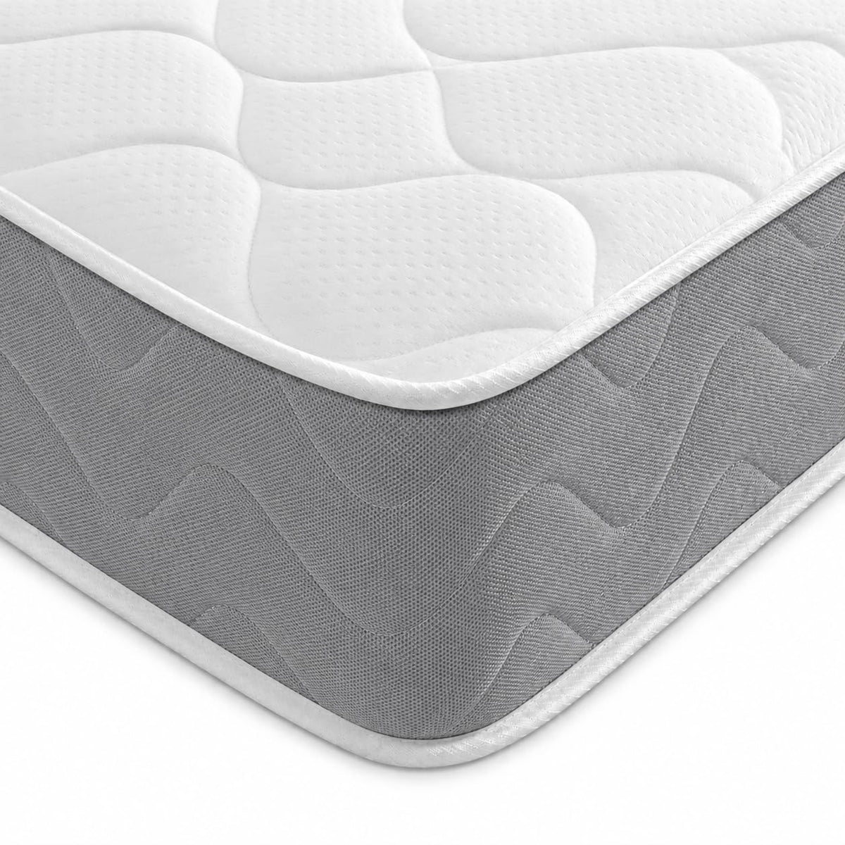 Starlight Beds Twilight Grey Shorty Mattress - 2ft6 x 5ft9