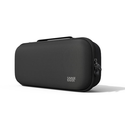 SAVAGE RAVEN by Skull & Co. Maxcarry Case for Nintendo Switch 2: Portable Hard Shell Protective Travel Carrying Case with Storage for NeoGrip and