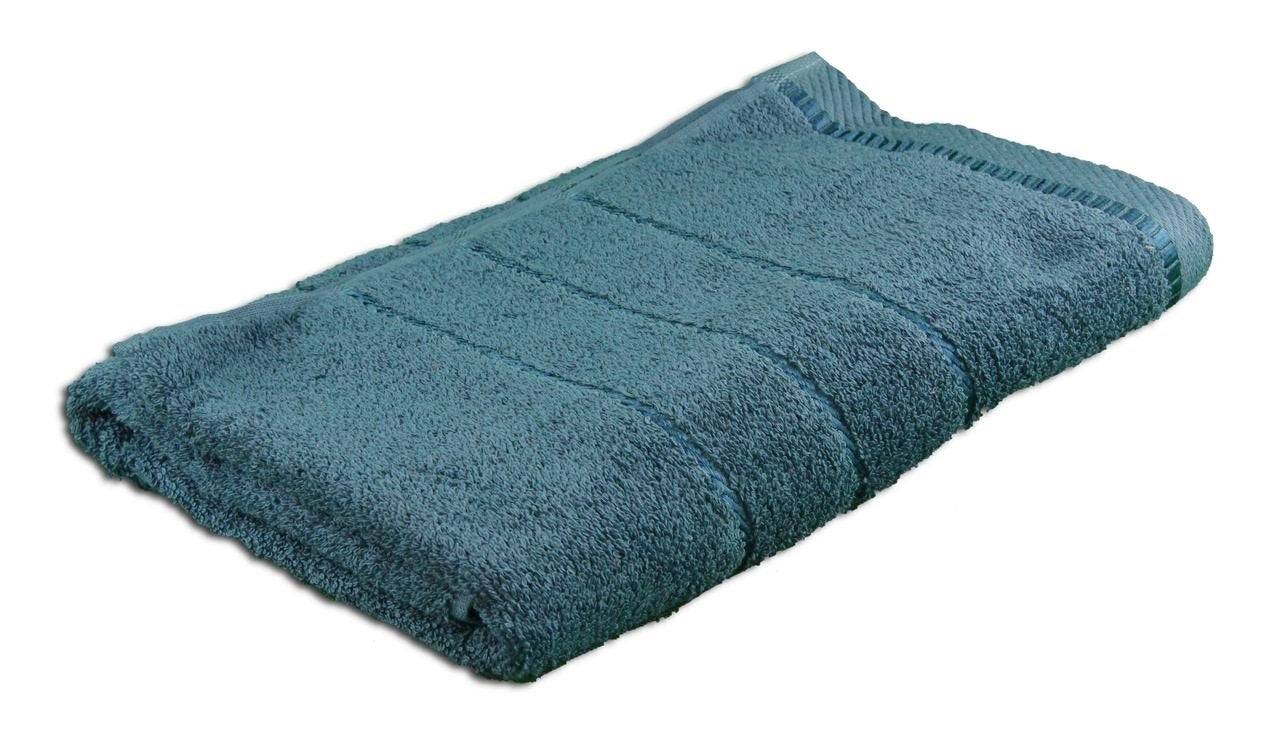 Gözze - Bath Towel, Berlin, 100% Cotton, 70 x 140 cm - Petrol