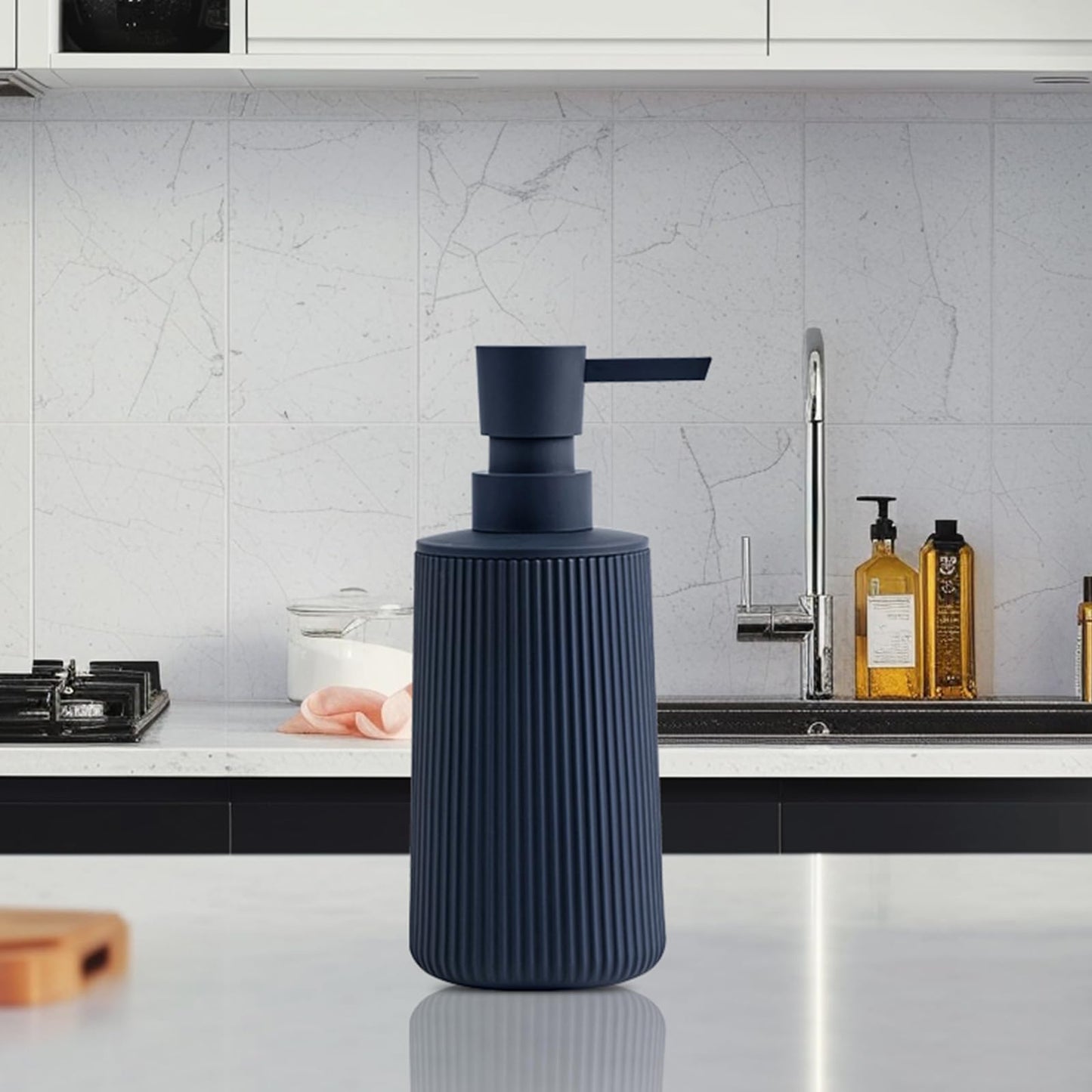 Hand Soap Dispenser Bathroom Blue Soap Dispenser Kitchen Sink 2 Pieces