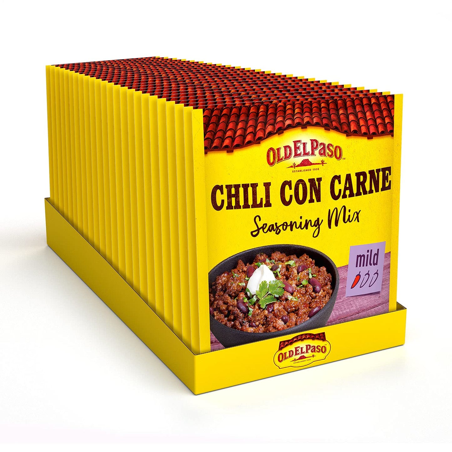 Old El Paso Chili Seasoning Mix 39g (Pack of 24)