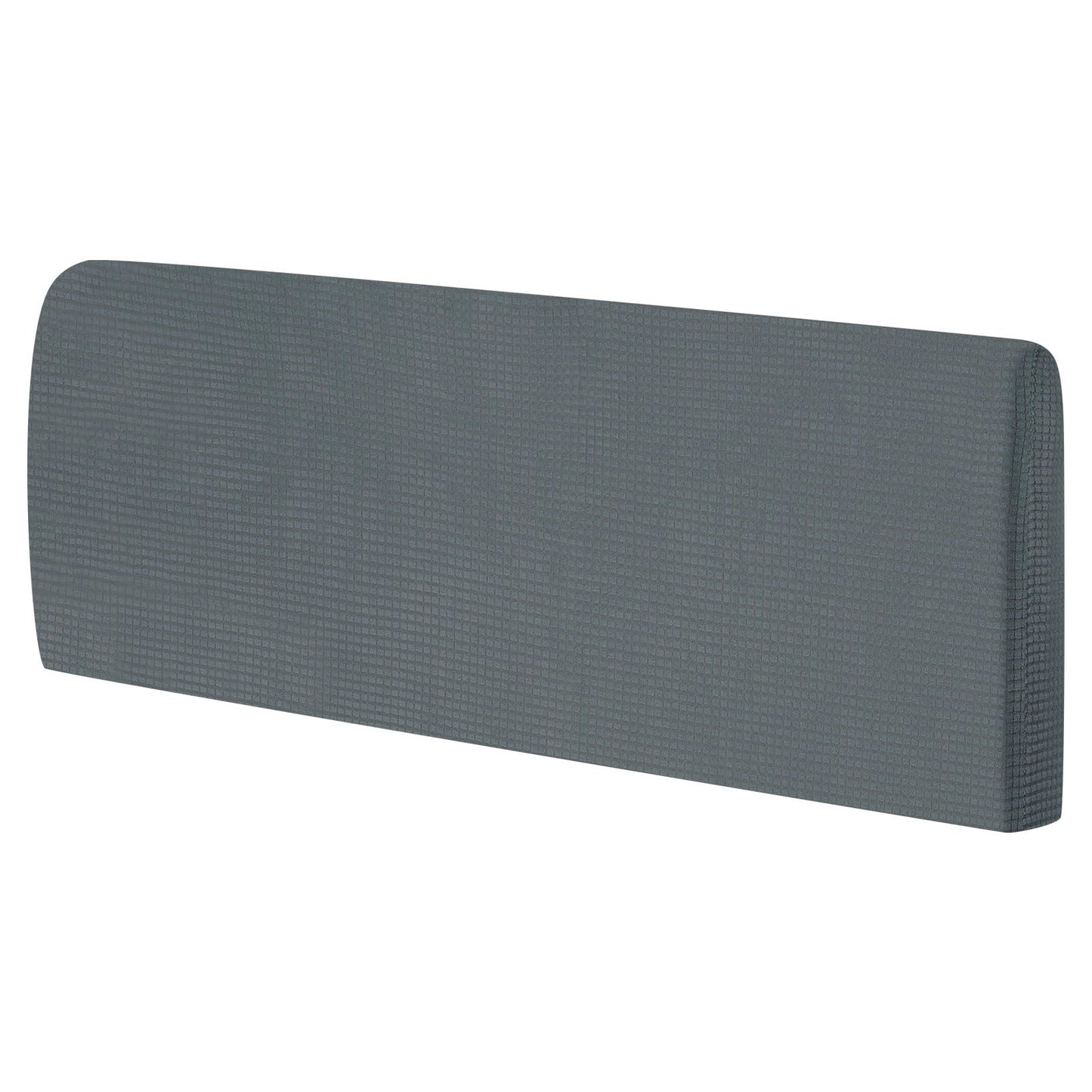 Bed Headboard Cover Dustproof Protector Jacquard Furniture Cover for 1.4-1.7m, Dark Grey