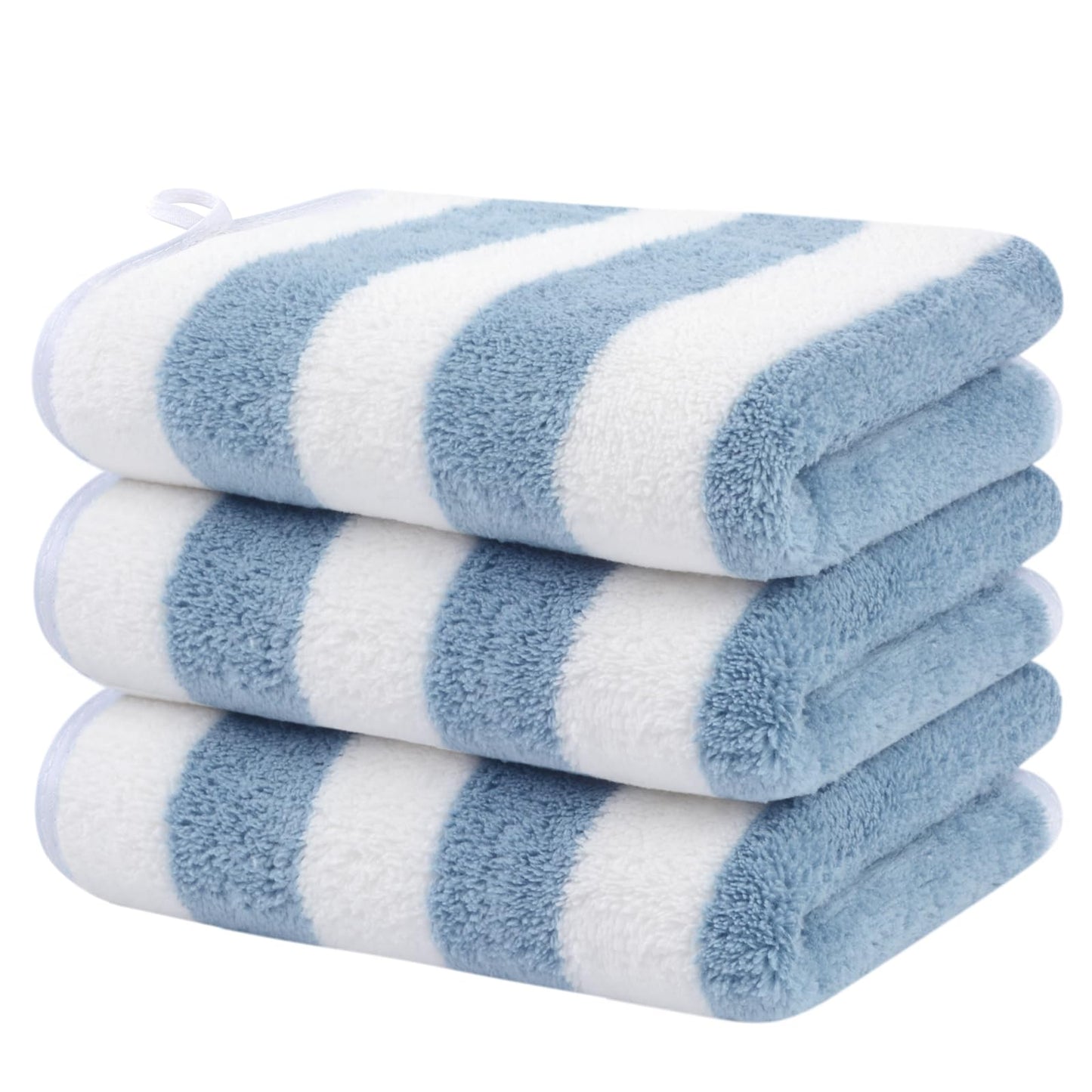 VIVOTE Small Hand Towels for Bathroom Fluffy Hand Towels with Hanging Loop