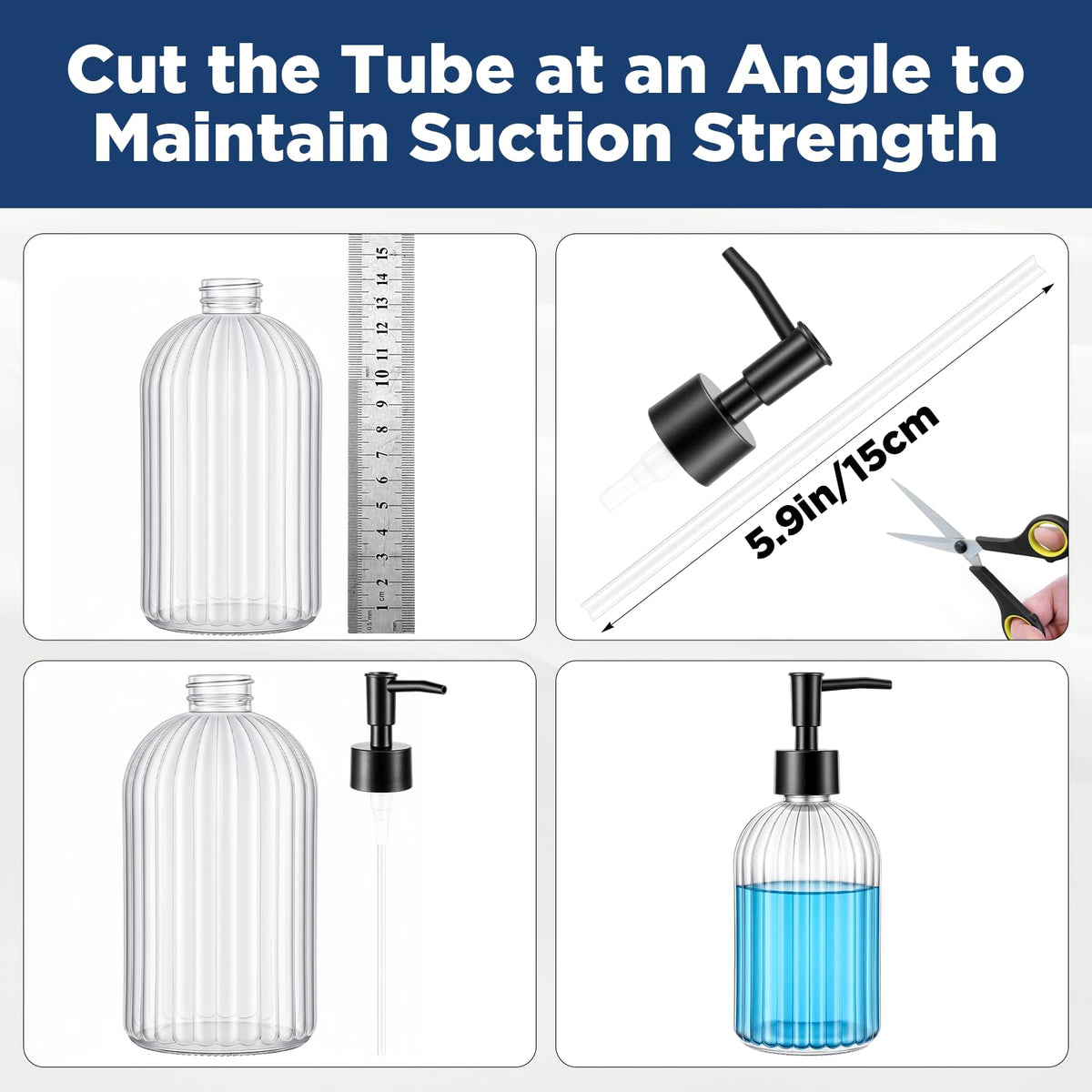 28/400 Thread Size Soap Pump Replacement, Soap Dispenser Pump Replacement