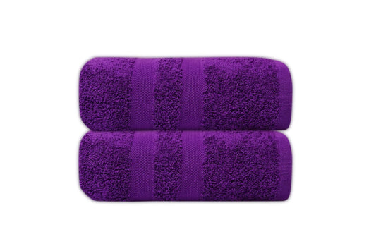 manucci EXTRA LARGE JUMBO BATH SHEETS 90 X 150CM 500GSM 100% EGYPTIAN COTTON TOWEL (purple, 2)