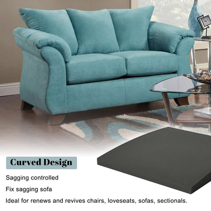 Winmist Glimpse 3Pack Sofa Cushion Support for Sagging Seat 50 x 50cm Couch Cushion Support High Density Foam Replacement for Seat Sagging Black