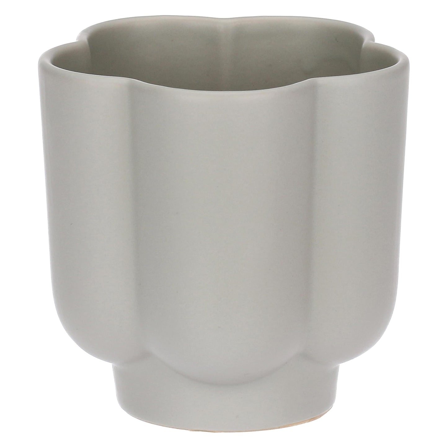 THUN - Toothbrush Holder Flower - Stoneware - Bathroom Accessories Collection - Ø 12-10 cm h