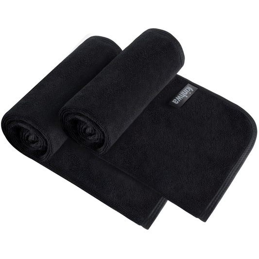 KinHwa Microfibre Soft Hand Towels for Bathroom Abosorbent Small Guest Towels Thick Face Towels 30cm x 50cm Fast Drying Washcloth for Bath, Spa, Gym