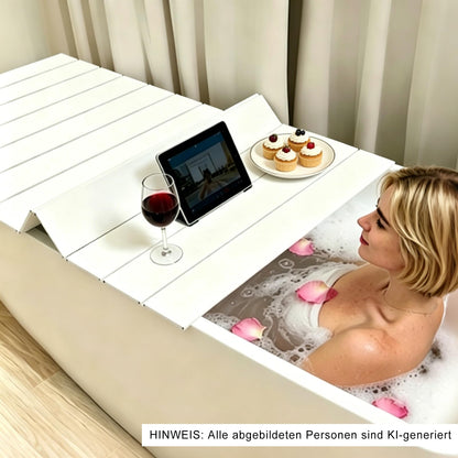 LXSEHN PVC Folding Bathtub Tray, Bath Tub Lid for Home 75x170x0.7cm