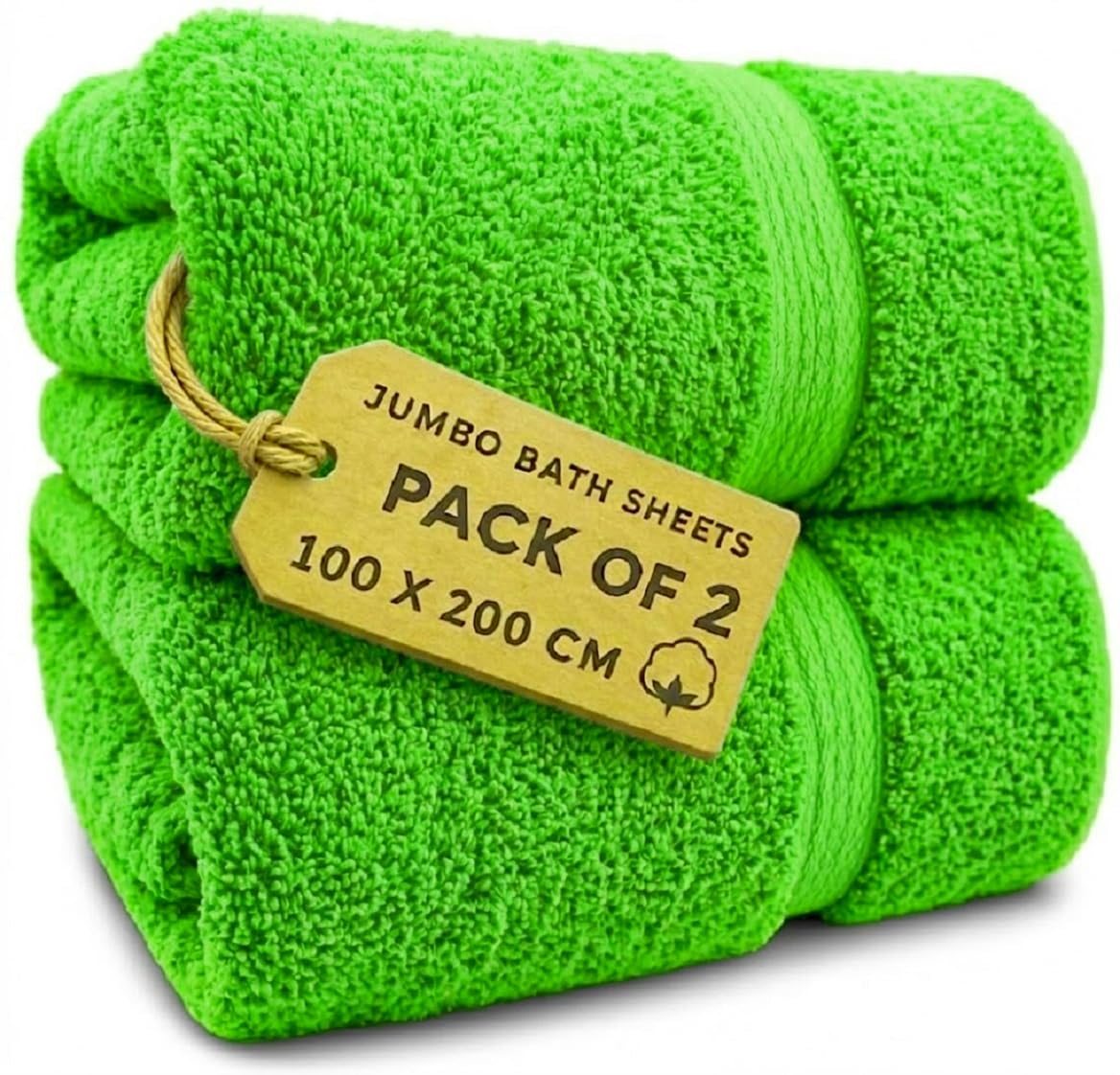 EDB 2X Extra Large Super Jumbo Bath Sheets Towels 100 cm W x 200 cm L Body Wrap Premium Quality 100% Egyptian Cotton Beach, Gym, Spa