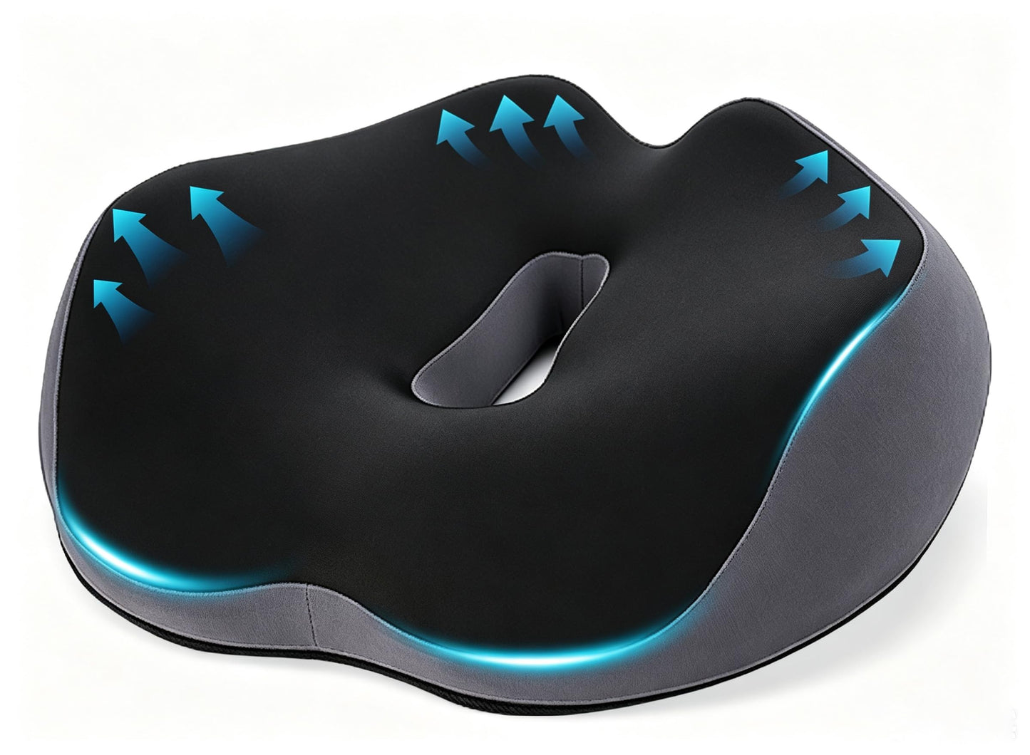 BEIKIMSU Memory Foam Seat Cushions with Ergonomic Design for Tailbone Pain