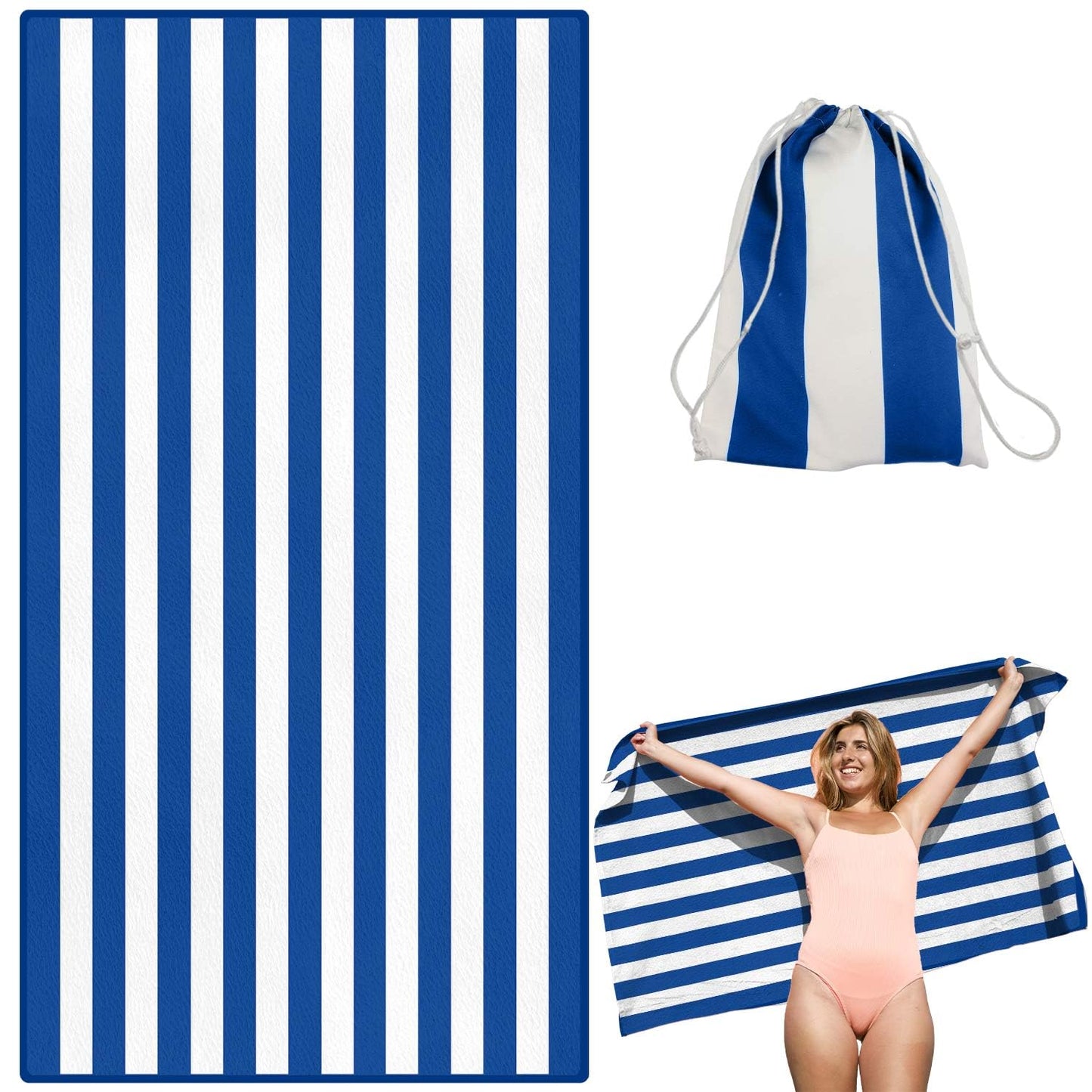 Victoper Microfiber Beach Towel d Quick Fast Dry Sand Free Soft Compact Lightweight Beach Towels for Adults Suitable for Pool Swim Beach Yoga Camping