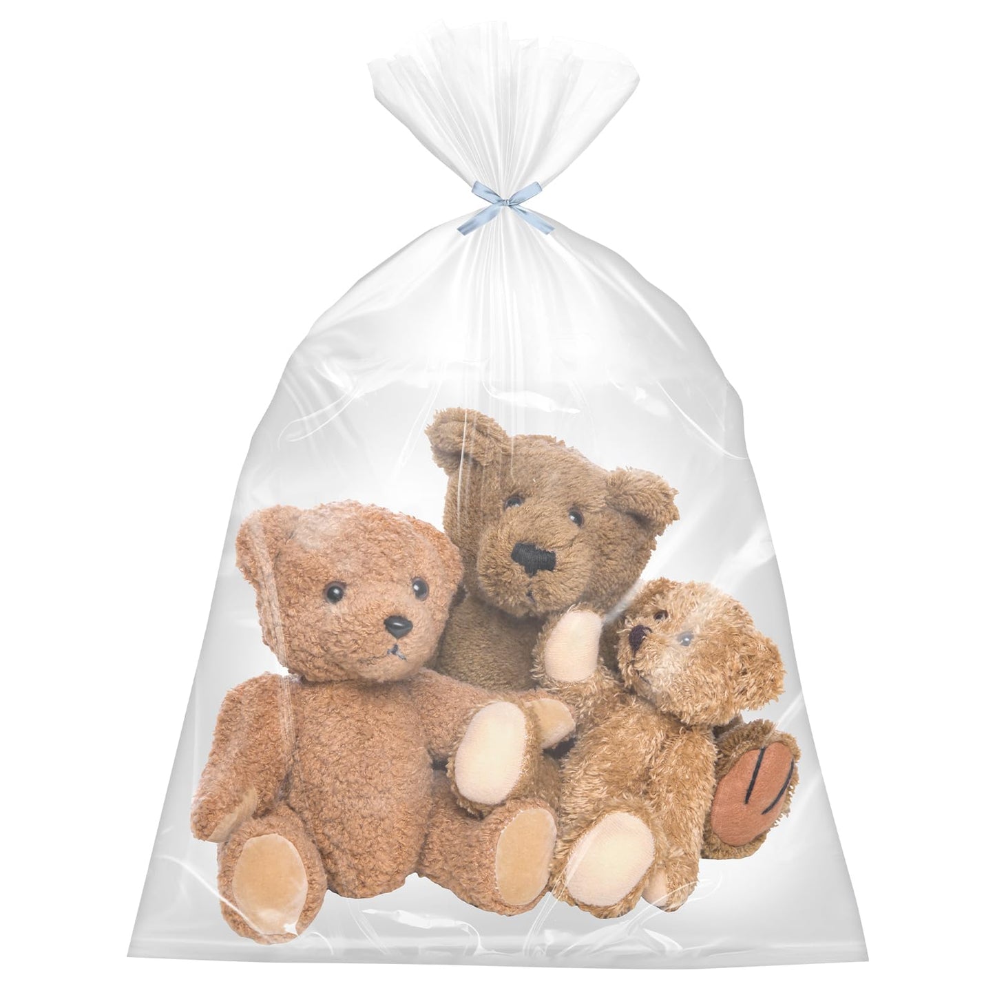 Extra Large Clear Plastic Storage Bags, 6pcs Flat Large Plastic Bags