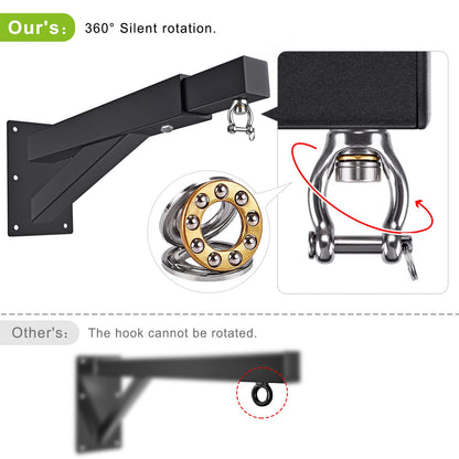 SELEWARE Heavy Bag Wall Mount Heavy Duty Heavy Bag Hanger Punching Bag Bracket for Boxing, Muay Thai and MMA Training