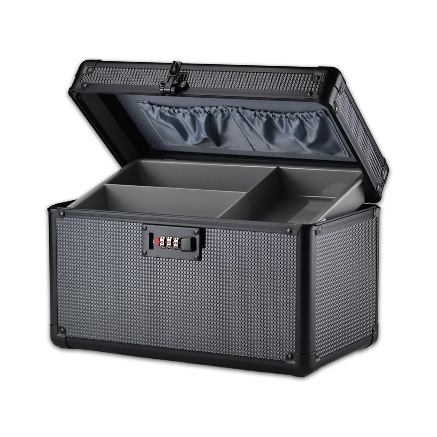 Pogianhae Combination Lock Storage Box with Handle – Multipurpose Locking Case for Office, Home & Outdoor Use, Secure Storage for Accessories
