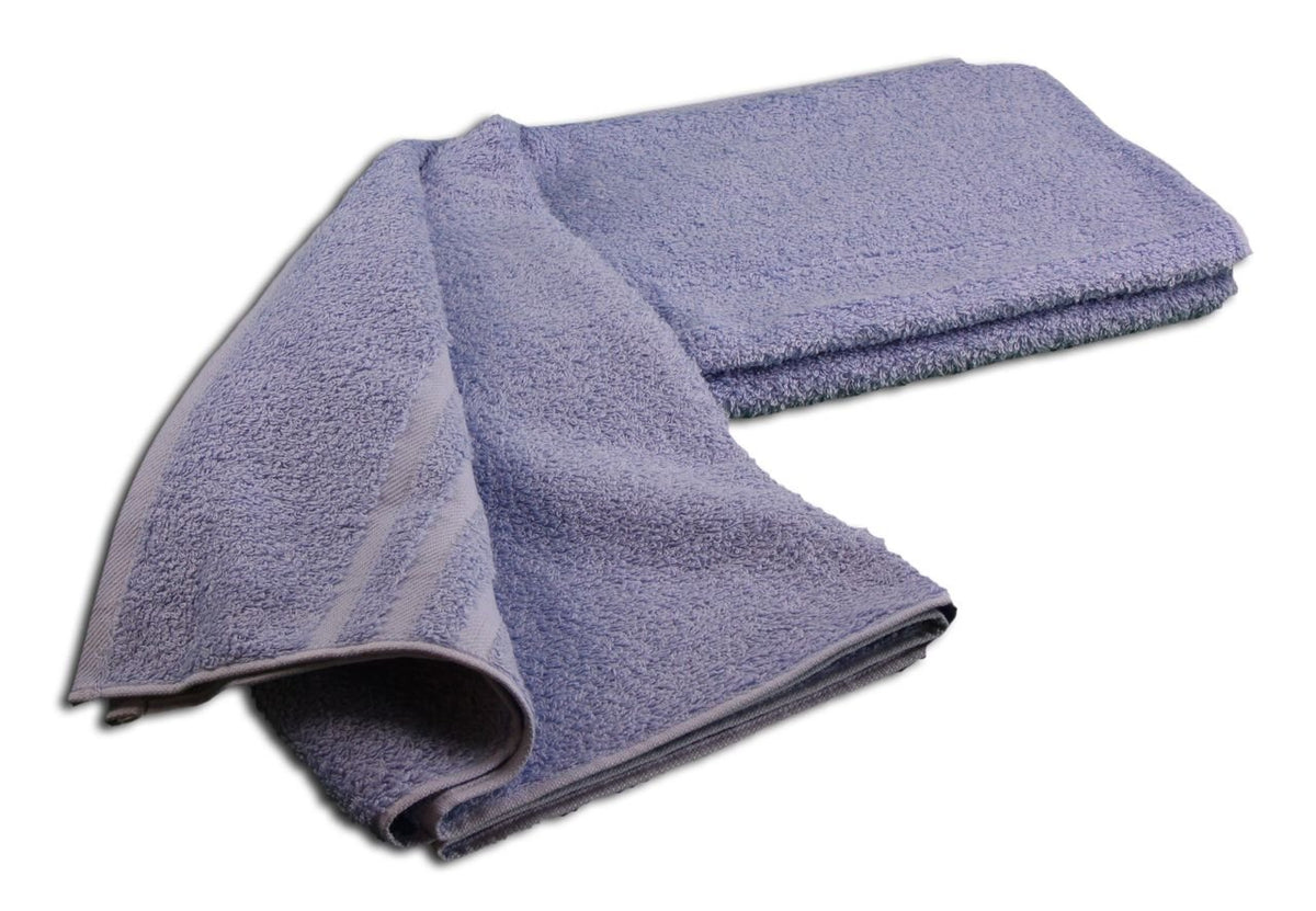 Gözze - Elegant Hand Towel Set of 2, Sylt, 100% Cotton, Heavy Weight 440 g/m², 50 x 100 cm - Dove Blue