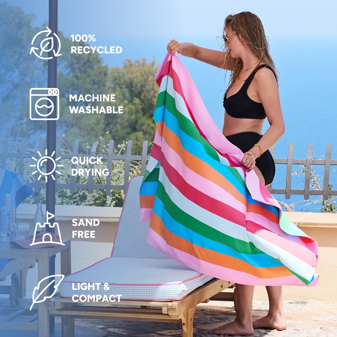 Dock & Bay Quick Dry Beach Towel - Tutti Frutti, Large