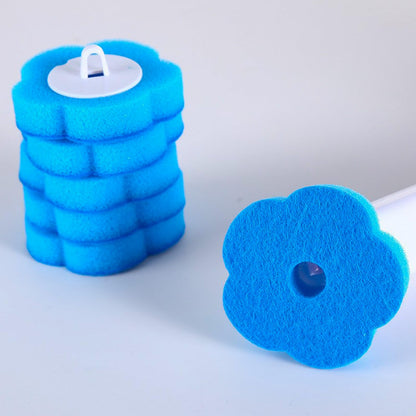 72 PCS Disposable Toilet Brush Refills Pads, Toilet Brush Disposable Head 3-Color Toilet Wand Refills Disposable Refill Heads for Sink Bathtub Wash
