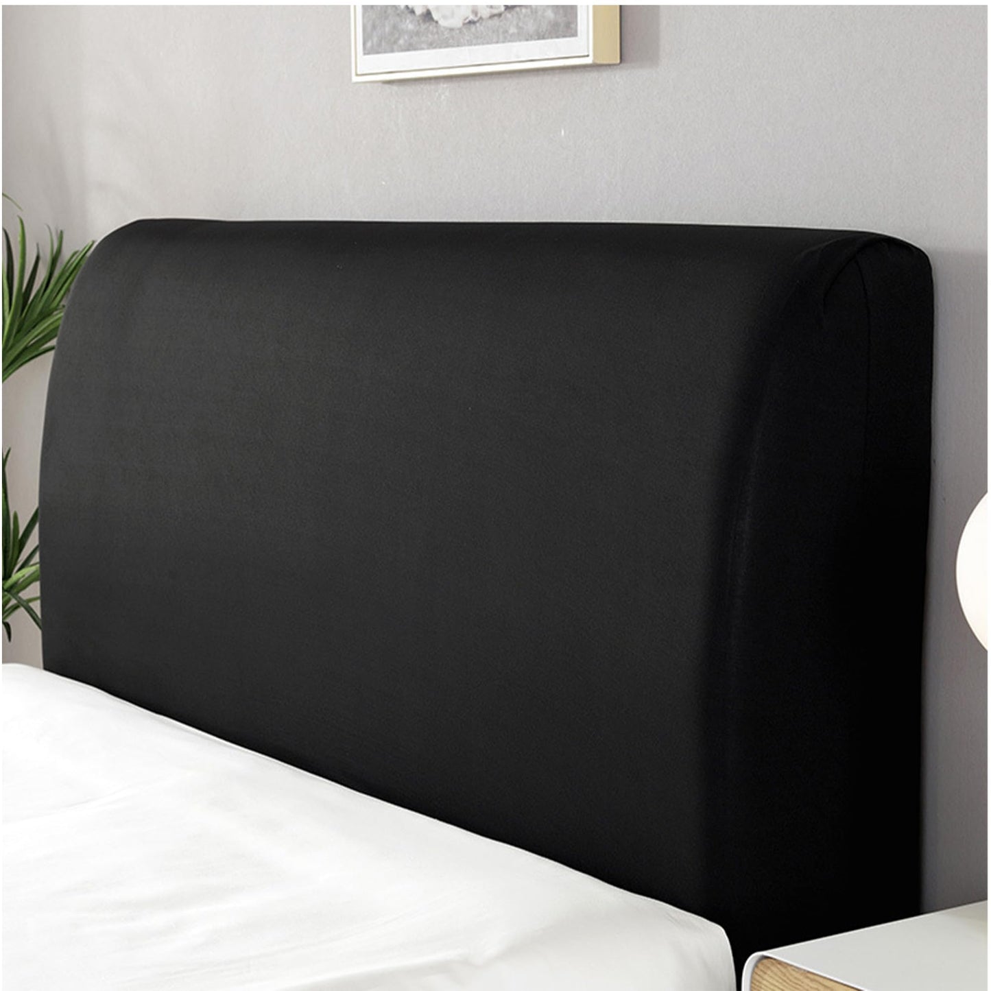 Sueving Stretch Headboard Cover, Bed Headboard Cover, Dustproof Headboard Wrap, All-Inclusive Bed Head Protector for Single/Double/King/Super King
