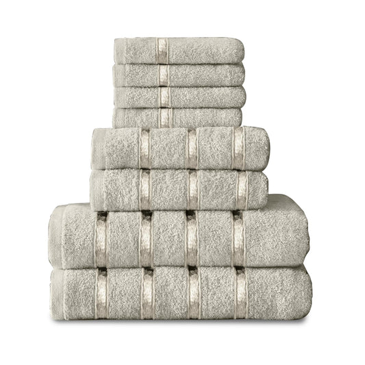 GC GAVENO CAVAILIA Boston Towel Bale Set-75, 100% Egyptian Cotton, Cream, Full