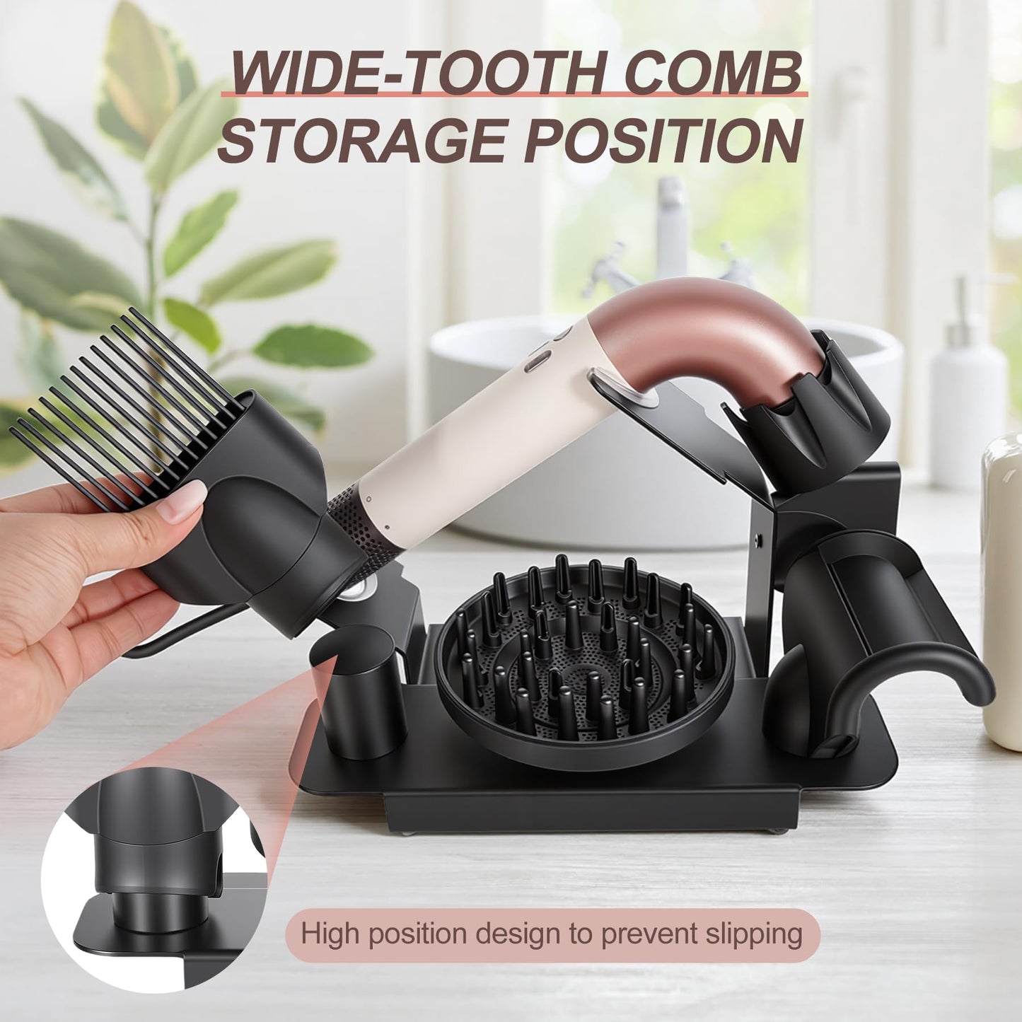 Affogato Hair Dryer Holder Stand Compatible with Dyson Supersonic r