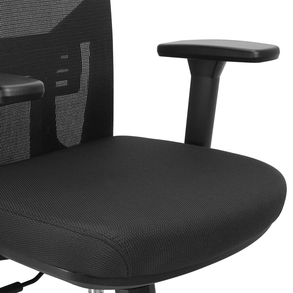 SpecStandard 855-3 Space Suspension Cabin Office Chair with Adjustable Tilt Tension, Breathable Mesh Back - Black,69㎝W×66㎝D×117-126㎝H